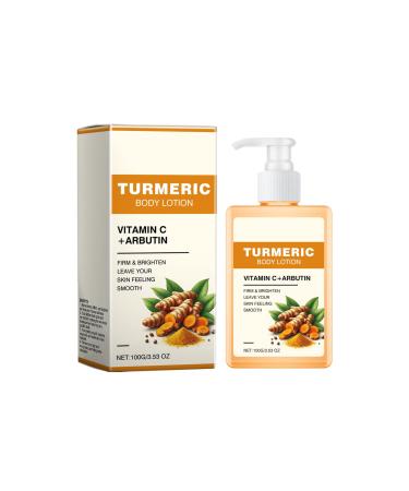 Turmeric Body Lotion, Vitamin C Turmeric Body Lotion,Deep Hydration,Repair Dry Skin - Turmeric Body Treatment Lotion For Smooth, Nourished And Hydrated Skin (1)