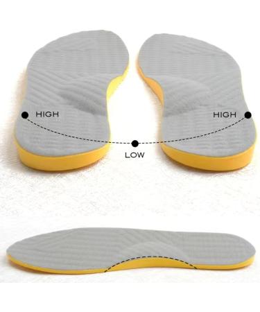Goofort Orthotic Gel Insoles for Posture Correction and Foot Support - Gray, High Arch, Overpronation, Plantar Fasciitis - Women/ Men - Size 9-11 - Buy Online on GoSupps.com