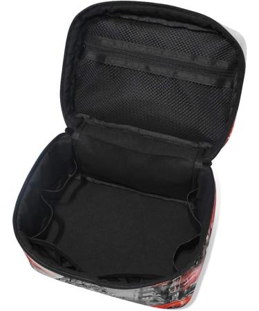 Vintage Paris Make-Up Bag - Eiffel Tower Cosmetic Organizer for Women | Travel Case & Brush Storage - Buy Online on GoSupps.com