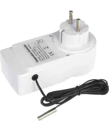 Vislone Digital Reptiles Thermostat Regulator - Timer & Probe for Terrarium & Aquarium Temperature Control | Ideal for Greenhouse Seed Germination - Buy Online on GoSupps.com