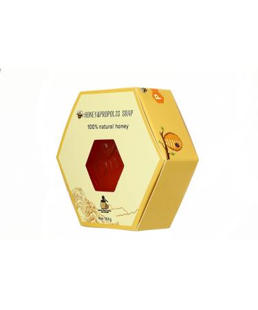 Juliesack Natural Handmade Honey Soap Bar 100g - Nourishes Dry Skin Treats Acne & Reduces Pores with Jojoba & Almond Oils - Buy Online on GoSupps.com