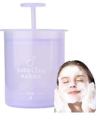 Foam Maker Face Cleanser Foaming Bottle Bubble Foamer | Ergonomic Pump Skincare Facial Cleansing Tool Cleansing Foaming Maker for Women Girls Purple - Buy Online on GoSupps.com