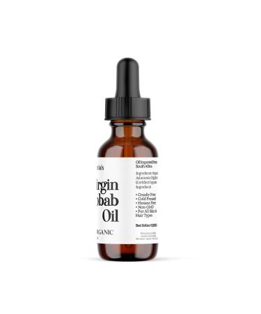 Sweet Essentials Organic Virgin Unrefined Baobab Oil - 100% Pure Cold-Pressed Moisturizer | 2oz Glass Bottle | Imported - Buy Online on GoSupps.com