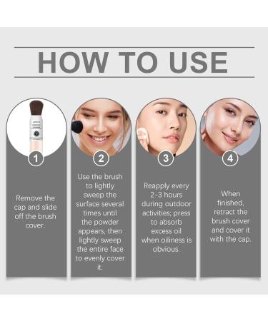 Clawrex Mineral Sun screen Setter SPF 35 sunscreen powder loose powder longlasting oil control mineral sunscreen hair and scalp lighting and breathing nature 1 piece - Buy Online on GoSupps.com