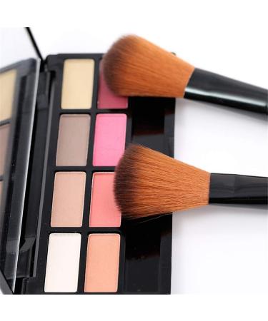 Buy Black Makeup Brush - Soft Fabric Hair & Wood Handle for Beginners & Professionals | Best Powder Grasping Brush - Buy Online on GoSupps.com