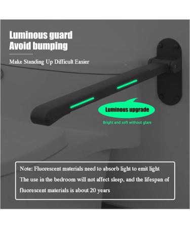 Folding Toilet Bar for Elderly Grab Bar Flip Up Tub Grab Bars Rails Wall Mounted Bed Support Handrails Assist Rail Steady Handle Balance Assist for Shower Bathtub Toilet (Black)(White) 70cm White - Buy Online on GoSupps.com