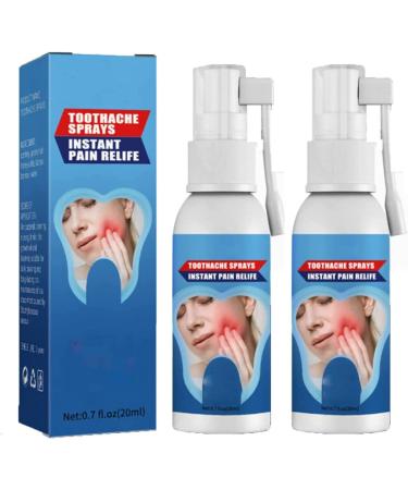 Gums Spray Remedies Teeth & Gums Spray Instant Teeth Treatment Relief Toothache Sprays Effective Dental Pain Prevent Keep The Oral Environment Healthy (2pcs)