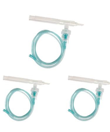 3Pack Disposable T-Mouthpiece, Latex Free, 7' Tubing and 6