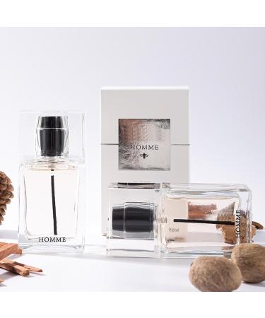 Men's Perfume Energetic Hypoallergenic Eau De Parfum Captivating Hair Mist Suitable for Travel Size Presents for Men 5.5x3.5x9cm Clear - Buy Online on GoSupps.com