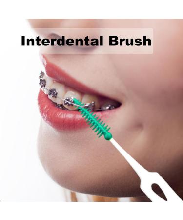 160pcs Interdental Brush Set - Versatile Soft Polyvinyl Toothed Teeth Cleaner for Healthy Gums | International Shipping Available - Buy Online on GoSupps.com