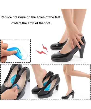 6 Pairs of Gel Arch Support Insoles for Flat Feet | Orthopedic Comfort & Pain Relief - Buy Online on GoSupps.com