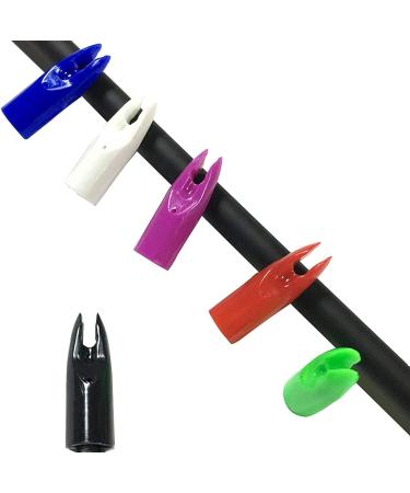50pcs Arrow Nocks Archery Replacement Plastic Nocks for 7mm Arrow Shaft - Red - Buy Online on GoSupps.com