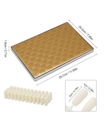 Anself Nail Chart Display Book with 240 Nail Tips - Green | Nail Polish Organizer - Buy Online on GoSupps.com