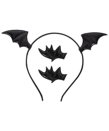 Beaupretty Cosplay Bat Headband Halloween Party Headband Bat Wing Headband Bat Hair Clips Costume Headpiece for Halloween