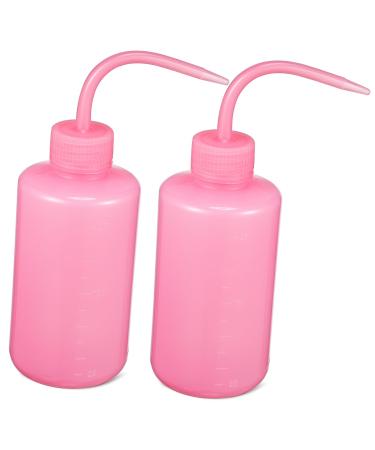 BIUDECO Flexible Bottle For Washing 2 Pieces Of 250ml Narrow Tip Cleaner