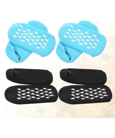 minkissy 2 Pairs Features Socks for Women Feet Moisturizing Spa Socks Spa Sock Foot Peel Calluses Socks Rough Skin Socks Moisturizer Socks Moisturizing Sock Essential Oil Miss Heel - Buy Online on GoSupps.com