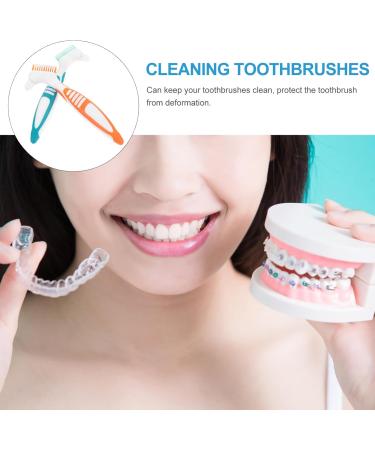 Coheali Double-Sided Travel Toothbrush Set - Includes Cup Keeper & Toothpaste Bag for Ultimate Oral Hygiene on the Go - Buy Online on GoSupps.com