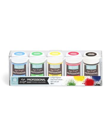 Squires Kitchen Professional Food Colour Dusts - Set 1