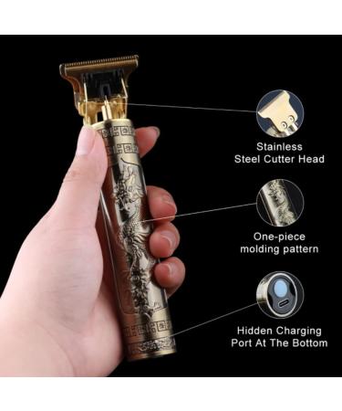 Zero Gapped T-Blade Trimmer: Cordless Hair Trimmer & Beard Shaver Set for Men | Rechargeable Electric Clippers with 4 Guide Combs - Buy Online on GoSupps.com