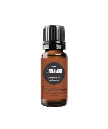Edens Garden Cinnamon- Bark Essential Oil- 100% Pure Premium Grade Undiluted Natural Therapeutic Aromatherapy The Best for Diffuser Candle Laundry Humidifiers 10 ml (.33 fl oz) Cinnamon 0.33 Fl Oz (Pack of 1)