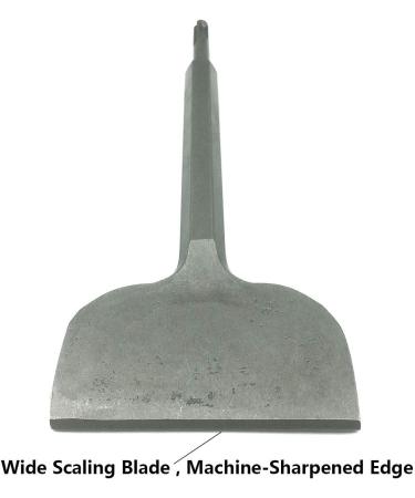 SPKLINE 4 Wide Tile & Thinset Scaling Chisel - SDS-Plus Shank - 4x11 Scraper - Works with SDS-Plus Rotary Hammers - Buy Online on GoSupps.com