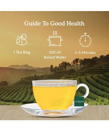 VAHDAM Turmeric Spice Herbal Tea Bags - 30 Count | Caffeine-Free, Non-GMO, Gluten-Free | Pure Herbal Tisane | Savory & Spicy | Individually Wrapped Pyramid Tea Bags - Buy Online on GoSupps.com