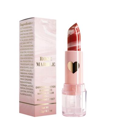 Opilroyn Marble Lip Sticks Moisturizing Lip Gloss Matte Lip Cream | Non Stick Sheer Matte Lip Marble Makeup Lip Gloss Velvet Lip Makeup Moisturizing Lip Gloss