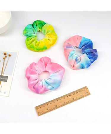 Valiclud 6-Piece Rainbow Hair Tie Set - Soft Elastic Scrunchies for Women & Girls - Colorful Bobbles & Hair Accessories - Buy Online on GoSupps.com