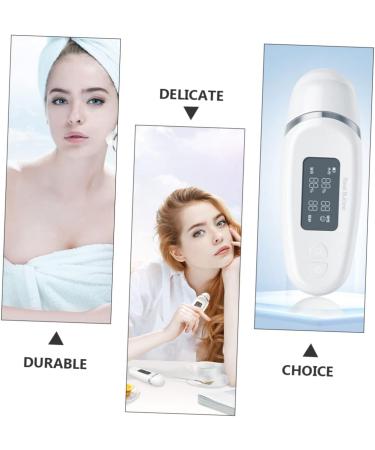 Angoily 1 Set Skin Moisture Test Portable Monitor Professional Oil Tester Humidity Meter Skin Analyser Digital Facial Moisture Meter Intelligent Moisture Tester Beauty Salon Supply White - Buy Online on GoSupps.com