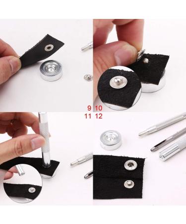 30 Sets Heavy Duty Snap Fasteners | BetterJonny 15mm Antique Brass Poppers for Leather Craft & Sewing - Buy Online on GoSupps.com
