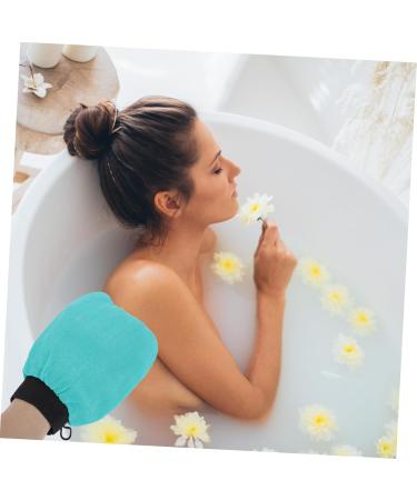 VINTORKY 2 Sets Bath Set Shower Exfoliation Mitt Scrub Glove Bathing Tools Skin Cleaning Mitten Bathing Gloves Bath Exfoliating Pad Men Body Scrubber Pouf Accessories Take a Bath Rayon - Buy Online on GoSupps.com