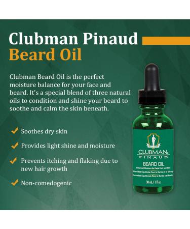 Buy Clubman Pinaud Beard Oil | 30ml - Nourish Your Beard | International Shipping Available - Buy Online on GoSupps.com
