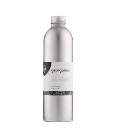 Georganics - Bain de Bouche Blanchissant - M lange Nettoyant & R ducteur de Plaque l'Huile de Noix de Coco Vierge Biologique - Vegan et Cruelty Free sans Fluor - Charbon Actif - 275ml Activated Charcoal 1 unit (Lot de 1)