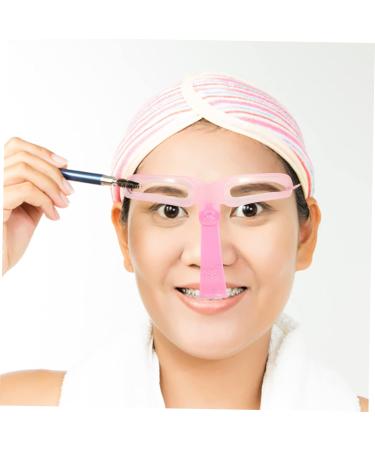 Balacoo 9 Sets Eyebrow Aid Eyebrow Shaping Template Eyebrow Shaping Stencil Plastic Eyebrow Template Shaper 1 count (Pack of 1) Pinkx3pcs - Buy Online on GoSupps.com