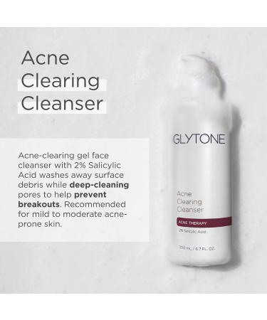 Glytone Acne Clearing Cleanser 2% Salicylic Acid 6.7 fl. oz - Buy Online on GoSupps.com