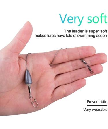 THKFISH Carolina Rigs Bullet Fishing Sinkers 1/2 oz - 15pcs Pre-Rigged Ready Carolina Rigs - Buy Online on GoSupps.com