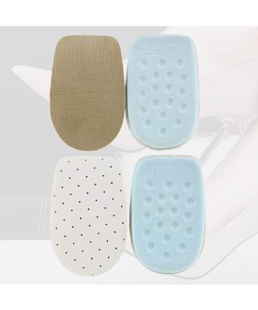 NOLITOY 4 Pairs Height Increasing Insoles - Comfortable Latex Shoe Pads for Instant Height Boost - Inner Shoe Heightening Inserts - Buy Online on GoSupps.com