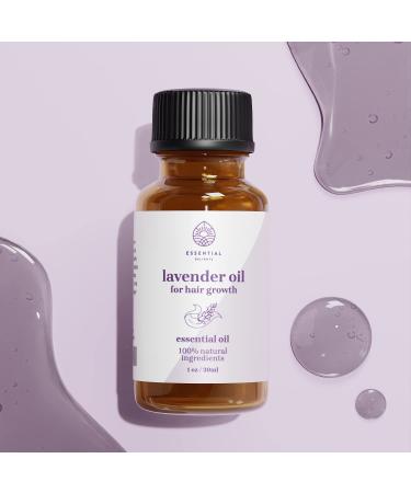 Buy Lavender Oil for Hair Growth - 1 Fl. Oz. | Natural Hair Care Solution for Thicker Hair - Buy Online on GoSupps.com