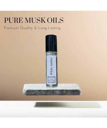 White Amber Musk Perfume Oil - Layering Fragrances Unisex Perfumes for Women Men Travel Size Cologne Roll On Scented Body Oil (White Amber - Unisex) - Buy Online on GoSupps.com