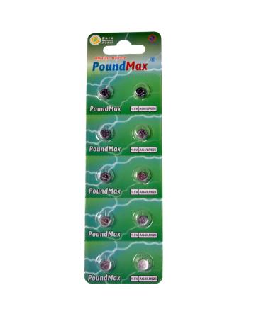 AG4 LR626 Batteries 1.5v Alkaline Button Cell Battery - 10 Count