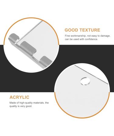 Frcolor Square Mirror Set - Bathroom Shaving Mirror with Razor Hook | Fog-Free Shower Mirror for Face & Cosmetics | Acrylic Travel & Home Use - Buy Online on GoSupps.com