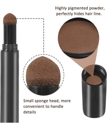 Boobeen Hairline Powder Stick Root Cover - Instant Hair Shadow Concealer for Thinning Hair | Waterproof & Long-lasting Formula - Coffee - Buy Online on GoSupps.com