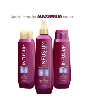 Infusium Moisturize & Replenish Leave-In-Treatment Spray 13 fl oz - Hydrating Hair Treatment - Buy Online on GoSupps.com
