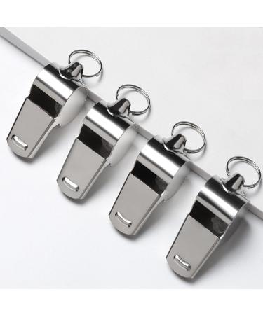 Shubeeieumi Stainless Steel Whistle Set - 2 Loud Sport Pipes with Lanyard for Dog Training & School Sports - Buy Online on GoSupps.com