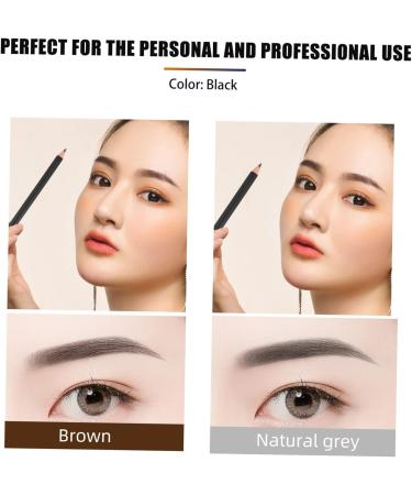 Healvian 12pcs Black Eyeliner 1 Waterproof Eyebrow Pen Eyeliner Black Eyeliners Makeup Tool Powder 1 count (Pack of 1) Black - Buy Online on GoSupps.com