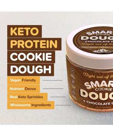 Gourmet Keto Snacks: Healthy Edible Cookie Dough - High Protein, Vegan, Low Carb, Paleo Snack for Kids & Adults | Diabetic Friendly, Gluten & Dairy Free Dessert - Buy Online on GoSupps.com