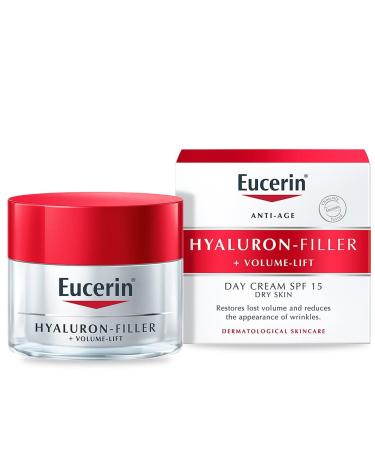 Eucerin Hyaluron Filler + Volume-Lift Anti-Ageing Day Cream Hydrates Dry Skin with SPF 15 50ml