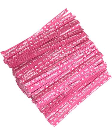 Milisten 3000 Pcs Ties for Cone Bags Packaging Ties Celophane Bags Ties for Food Bags Wall Lamination Candy Bags Ties Colored Cellophane Bags Gift Tie Ribbon Sealing Tape Bread Rosyx3pcs 9X0.4cmx3pcs - Buy Online on GoSupps.com