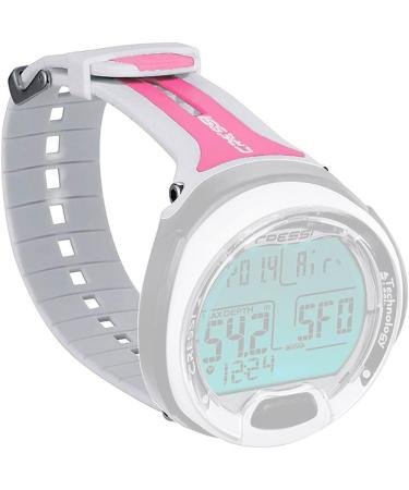 Cressi Leonardo Watchband in White/Pink - Replacement Strap for Dive Watches - Buy Online on GoSupps.com