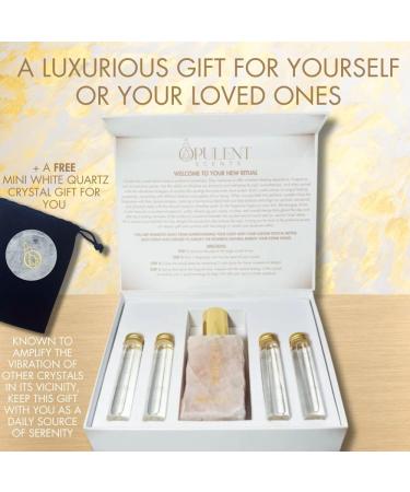 PLEASURE Rose Quartz Crystal Perfume 3.4oz | Sacral Chakra Healing & Ayurvedic Aromatherapy | Long-Lasting Rose Luxury EDP | Spiritual Gift for Men & Women - Buy Online on GoSupps.com